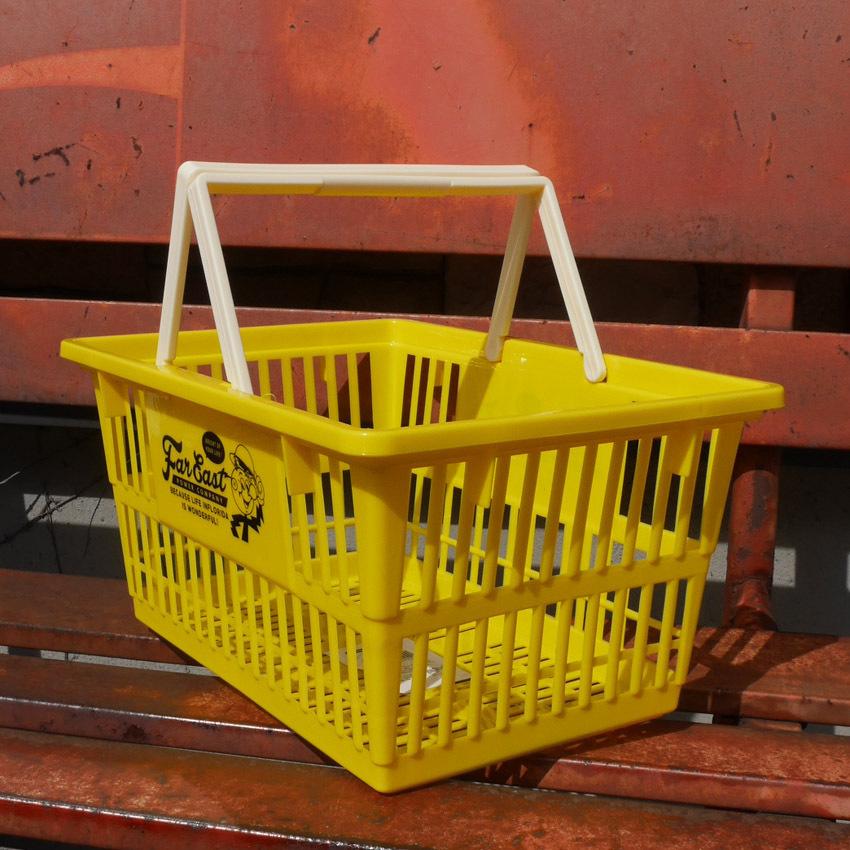 USA バスケット L 買い物かご マーケットバスケット 収納 アメリカン