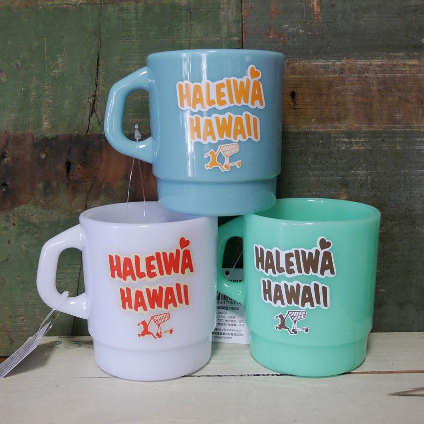 ハレイワ ハッピーマーケット スタッキング マグカップ HALEIWA HAWAII