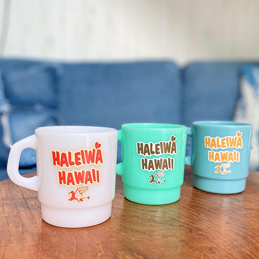 ハレイワ ハッピーマーケット スタッキング マグカップ HALEIWA HAWAII