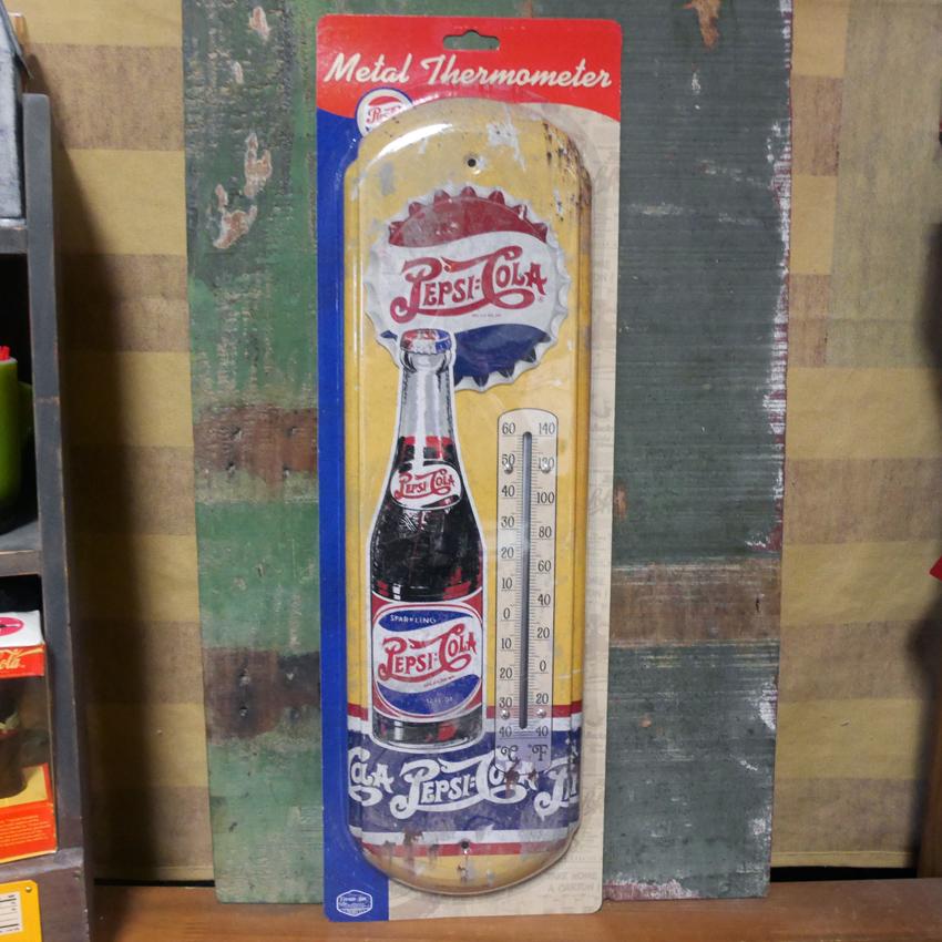 ペプシコーラ メタル サーモメーター 温度計 PEPSI-COLA
