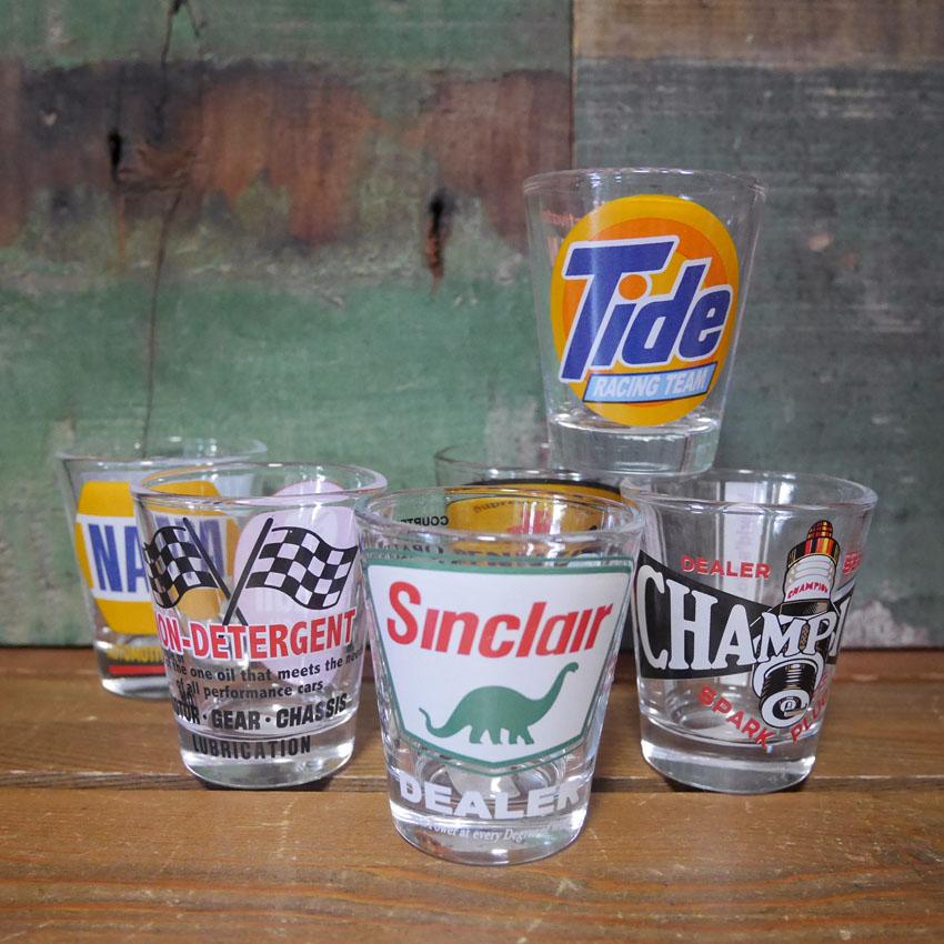 USA企業系 ショットグラス MOTOR GARAGE SHOT GLASSES : アメリカン