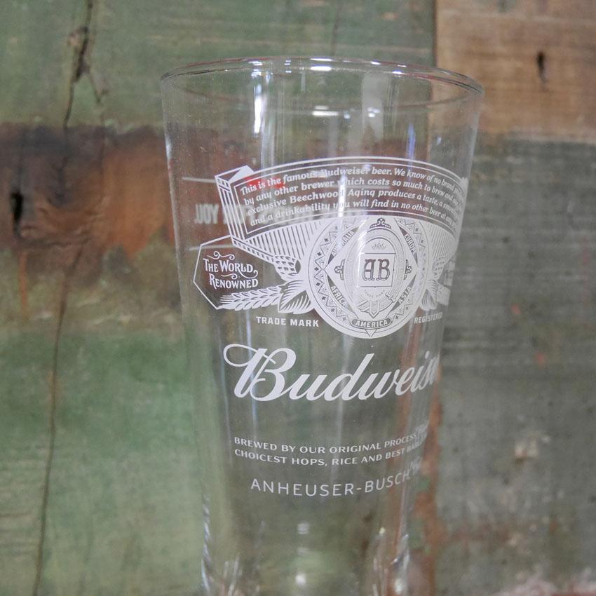 【レア】budweiser バドワイザー グラス バドワイザー ビアグラス Budweiser ビアタンブラー