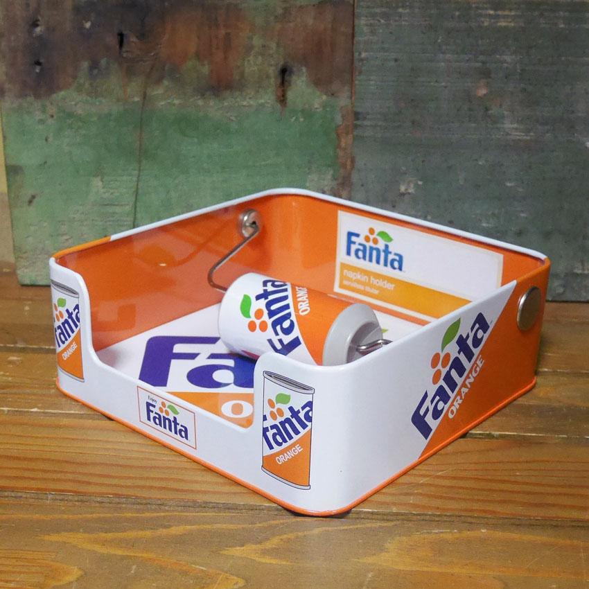 ファンタ ティン ナプキン ディスペンサー ホルダー Fanta ORANGE