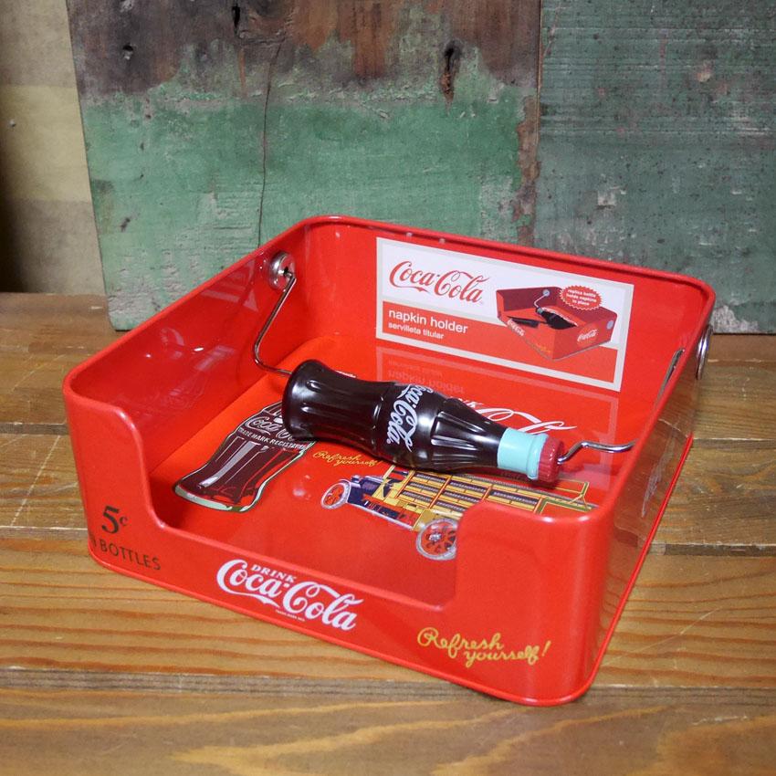 Coca Cola（コカコーラ） ティン ナプキン ディスペンサー ホルダー