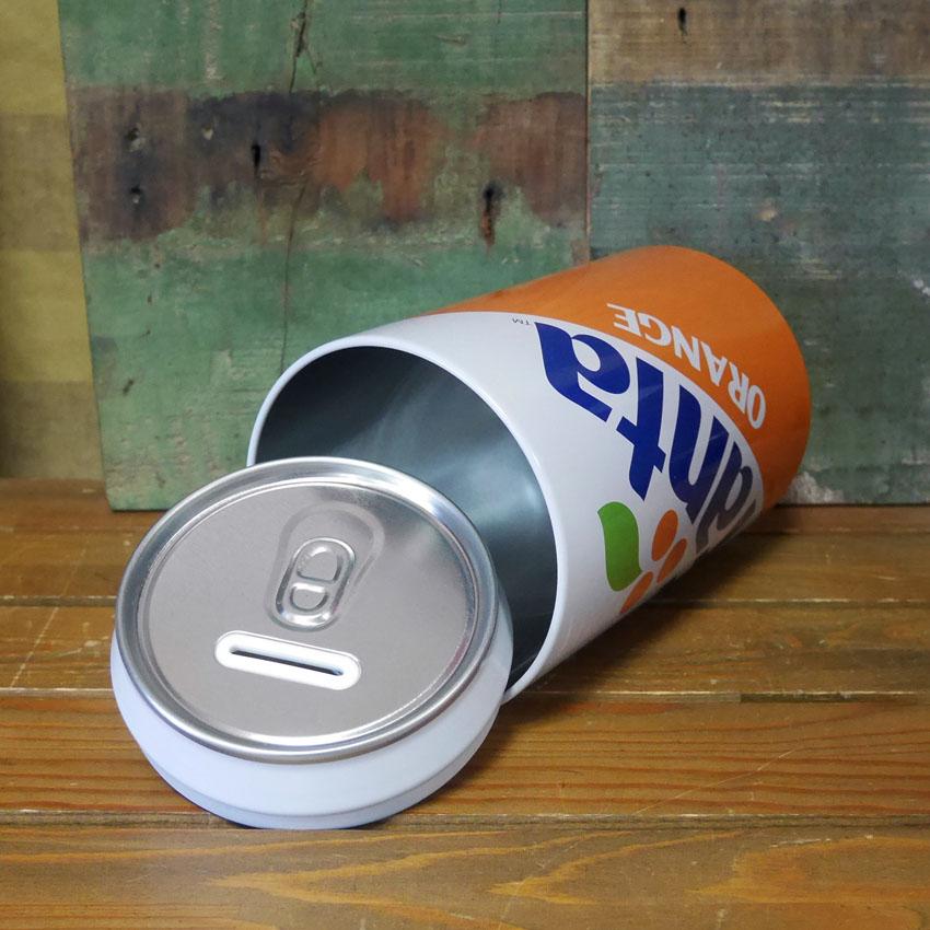 ファンタ カン型 コインバンク FANTA 貯金箱 ティンバンク