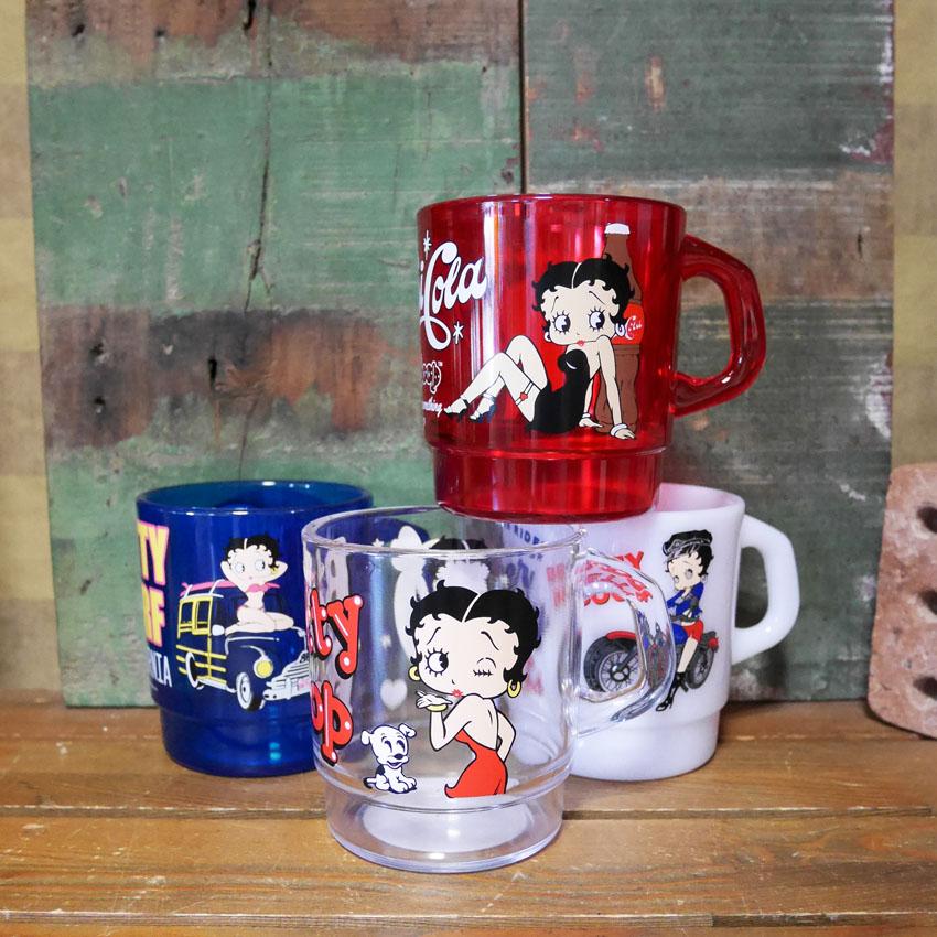 ベティブープ ミルキー スタッキング マグカップ BETTY BOOP クリア