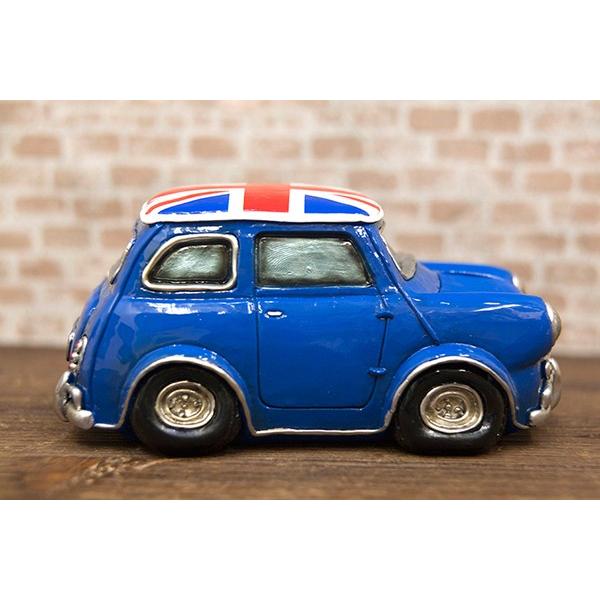 オールディーズ UK CAR マネーバンク ミニクーパー レジン 貯金箱