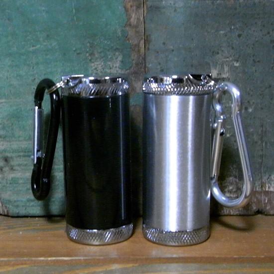 シリンダー アッシュトレイ カラビナ付き 携帯灰皿 CYLINDER ASHITRAY