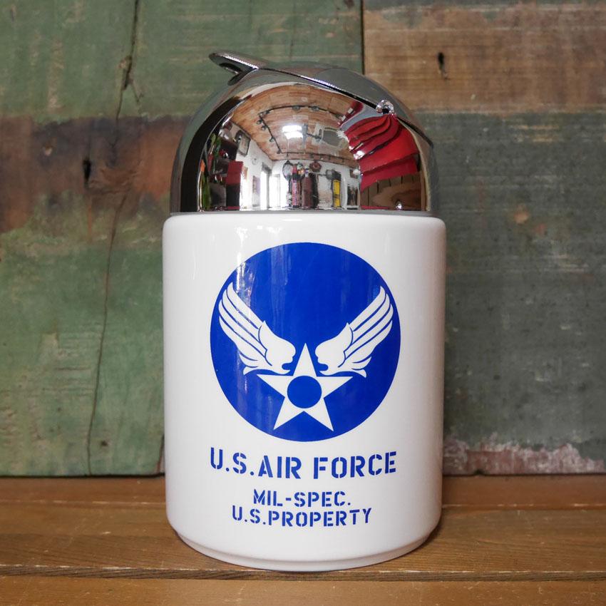 灰皿 U.S. AIR FORCE ドーム型 卓上灰皿 エアフォース アッシュトレイ