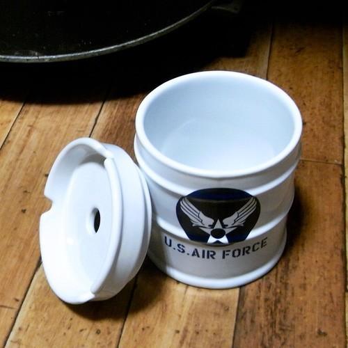 ドラム缶灰皿 アメリカン 卓上灰皿 陶器製灰皿 : アメリカン雑貨の