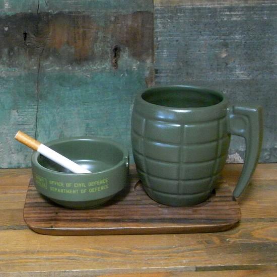 手榴弾 灰皿 コーヒー シガレット 卓上灰皿 Coffee Cigarette At アメリカン雑貨のグッズファーム 通販 Yahoo ショッピング