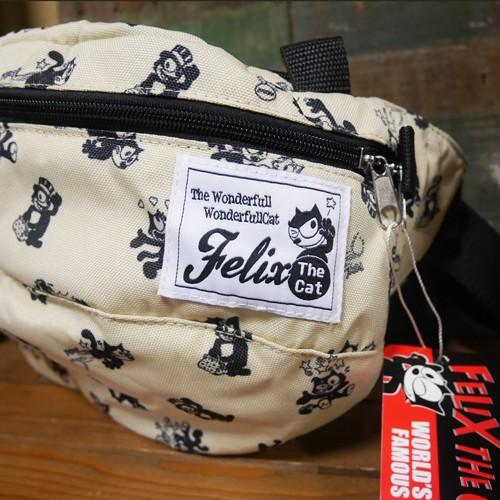 フィリックス ウェストバッグ 総柄 ウエストポーチ FELIX THE CAT