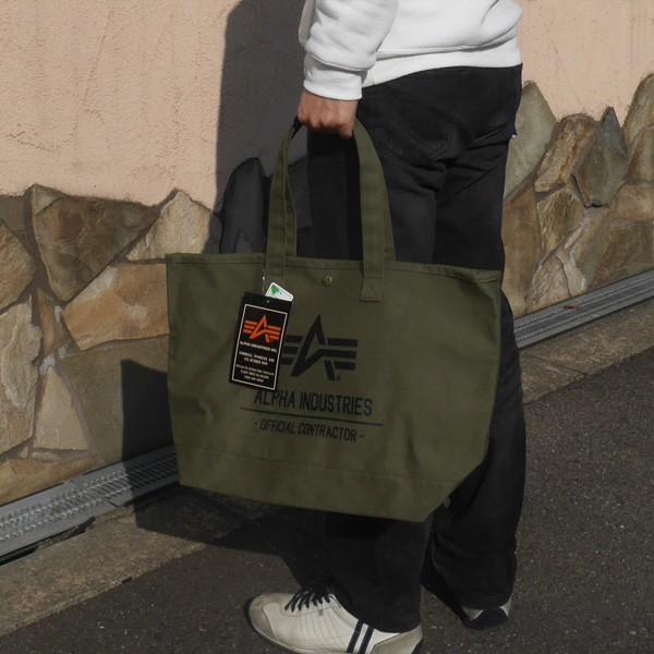 Alpha Industries（アルファ・インダストリーズ） 帆布トートバッグ