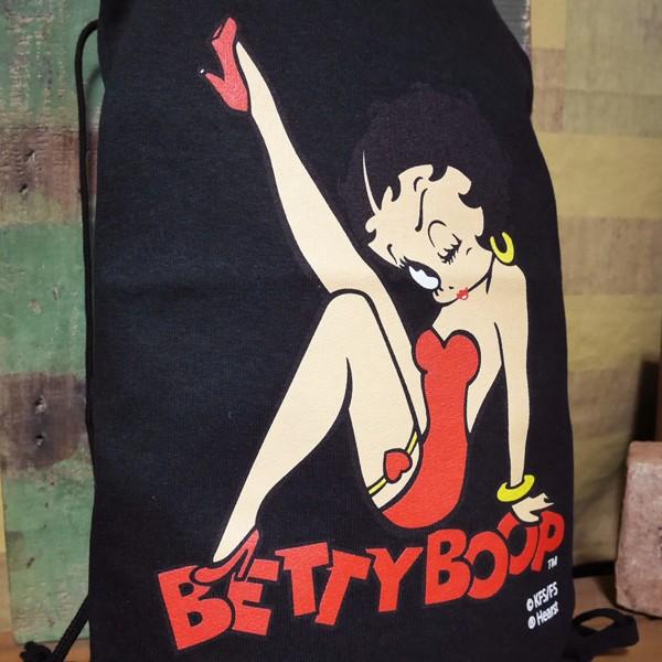 ベティーブープ スウェットバッグ BETTY BOOP SWEAT KNAP SACK BAG