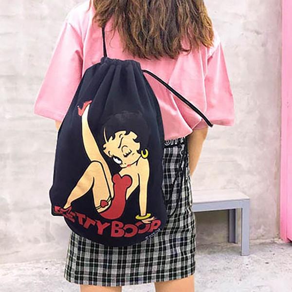 ベティーブープ スウェットバッグ BETTY BOOP SWEAT KNAP SACK BAG