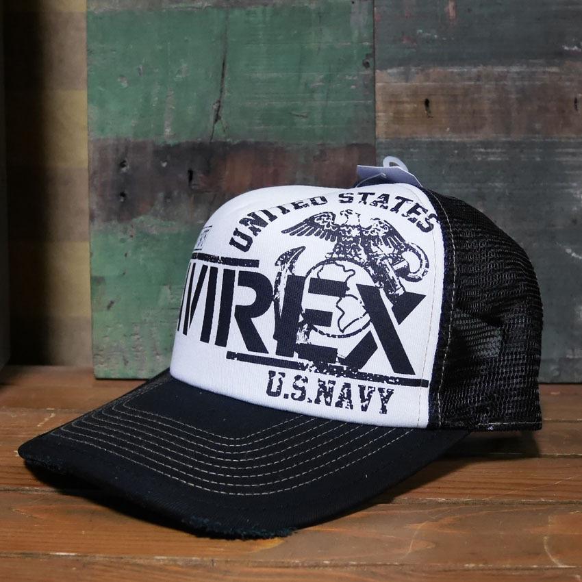 AVIREX Navy Seals メッシュキャップ y2k ミリタリー　軍物 AVIREX（アヴィレックス） 帽子 NAVY SEALS MESH CAP メッシュキャップ