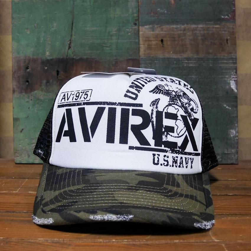 AVIREX（アヴィレックス） 帽子 NAVY SEALS MESH CAP メッシュキャップ