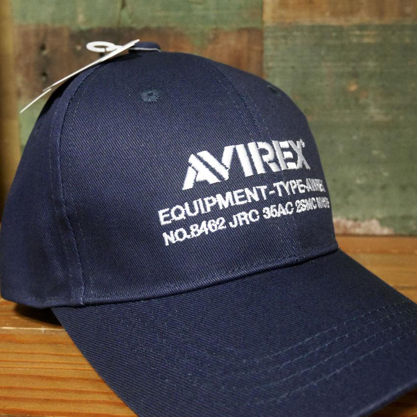 AVIREX（アヴィレックス） 帽子 NUMBERING フルキャップ ネイビー