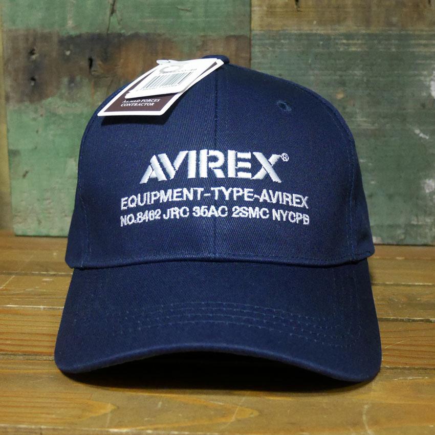 AVIREX 帽子 NUMBERING フルキャップ ネイビー アヴィレックス ベースボールキャップ ミリタリー｜goodsfarm｜03
