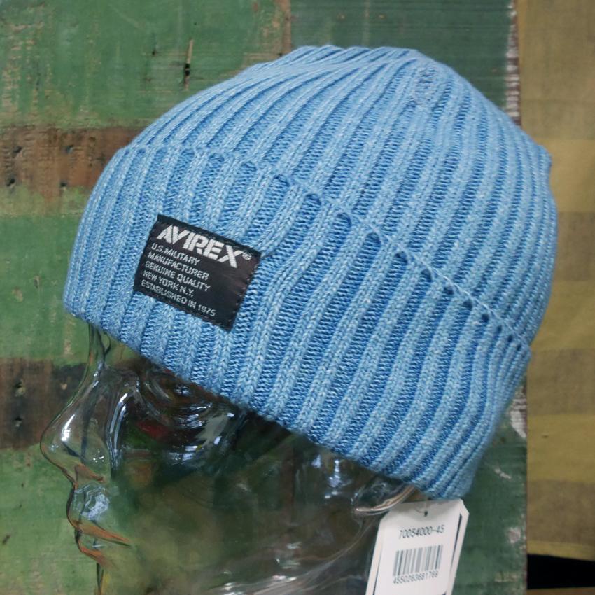 AVIREX ニットキャップ KNIT CAP ニット帽 アヴィレックス ミリタリー｜goodsfarm｜03