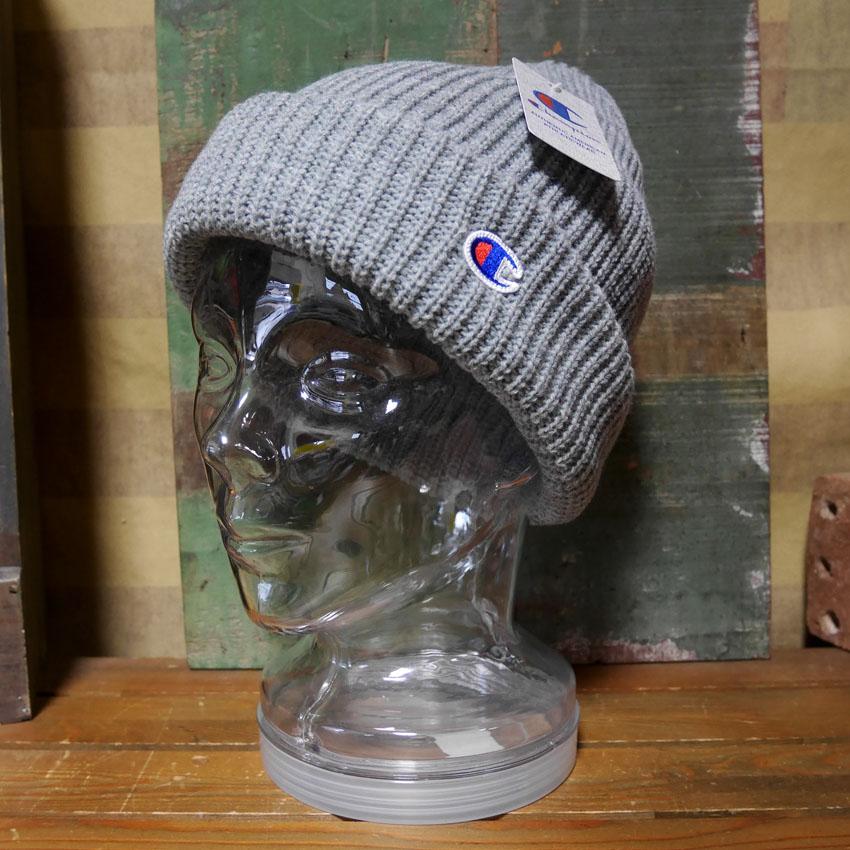 チャンピオン ニット帽 Champion ニットキャップ リブ編み