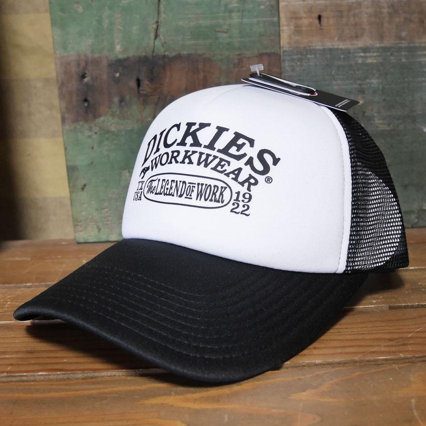 Dickies（ディッキーズ） DK EX WORK MOTIF MESH CAP ホワイト 帽子