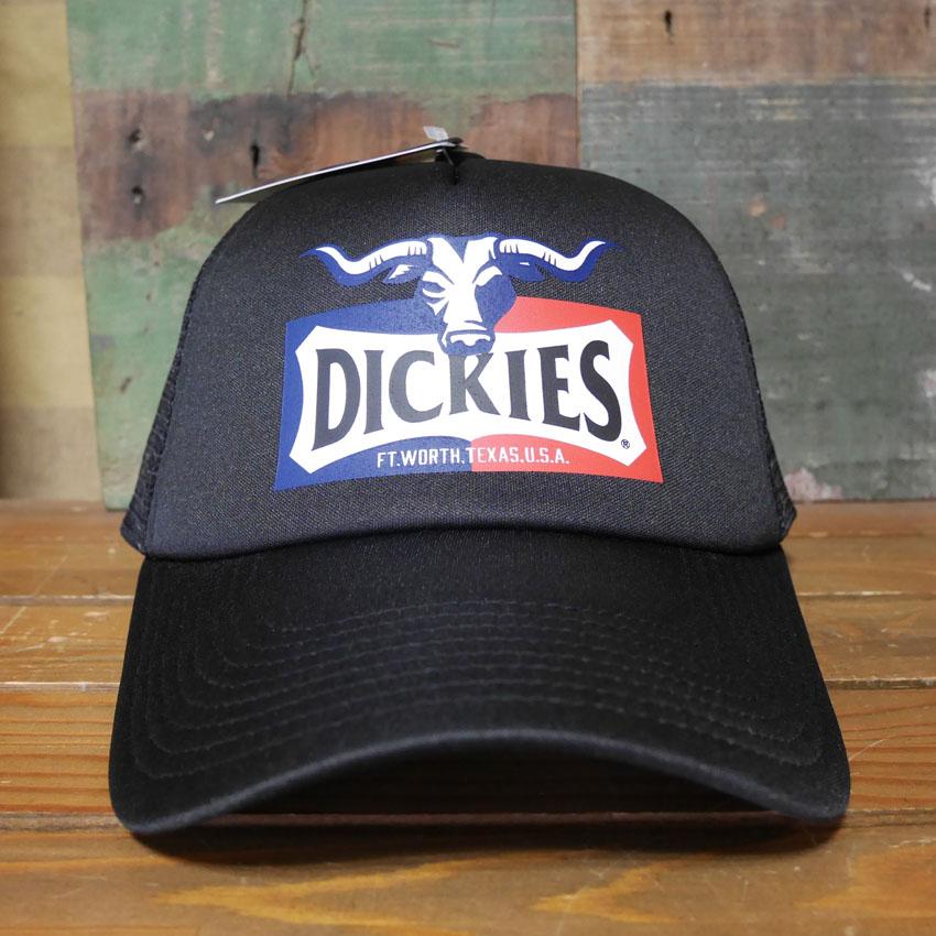 Dickies（ディッキーズ） DK EX COW MOTIF MESH CAP ブラック 帽子 メッシュキャップ : アメリカン雑貨のグッズ ...