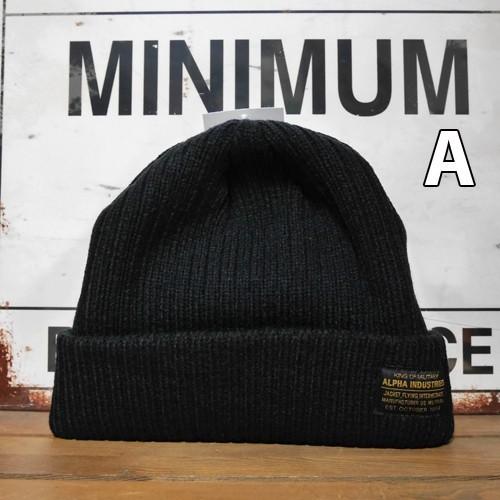 Alpha Industries（アルファ・インダストリーズ） ニット帽子 メンズ