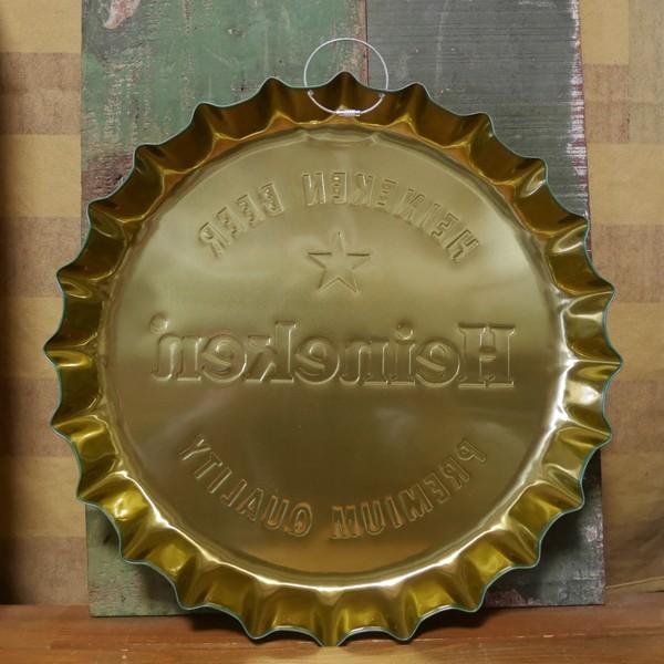 ハイネケン エンボス ボトルキャップサイン Heineken インテリア