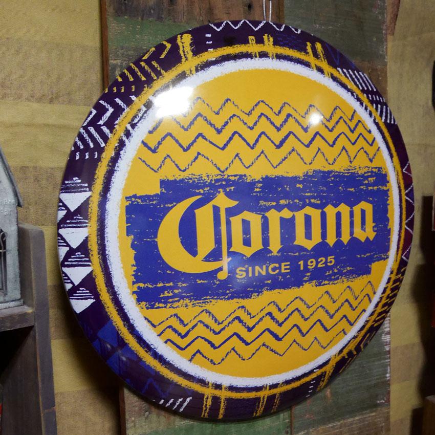 コロナ ドームサイン ブリキ看板 CORONA FESTIVE インテリア メタル