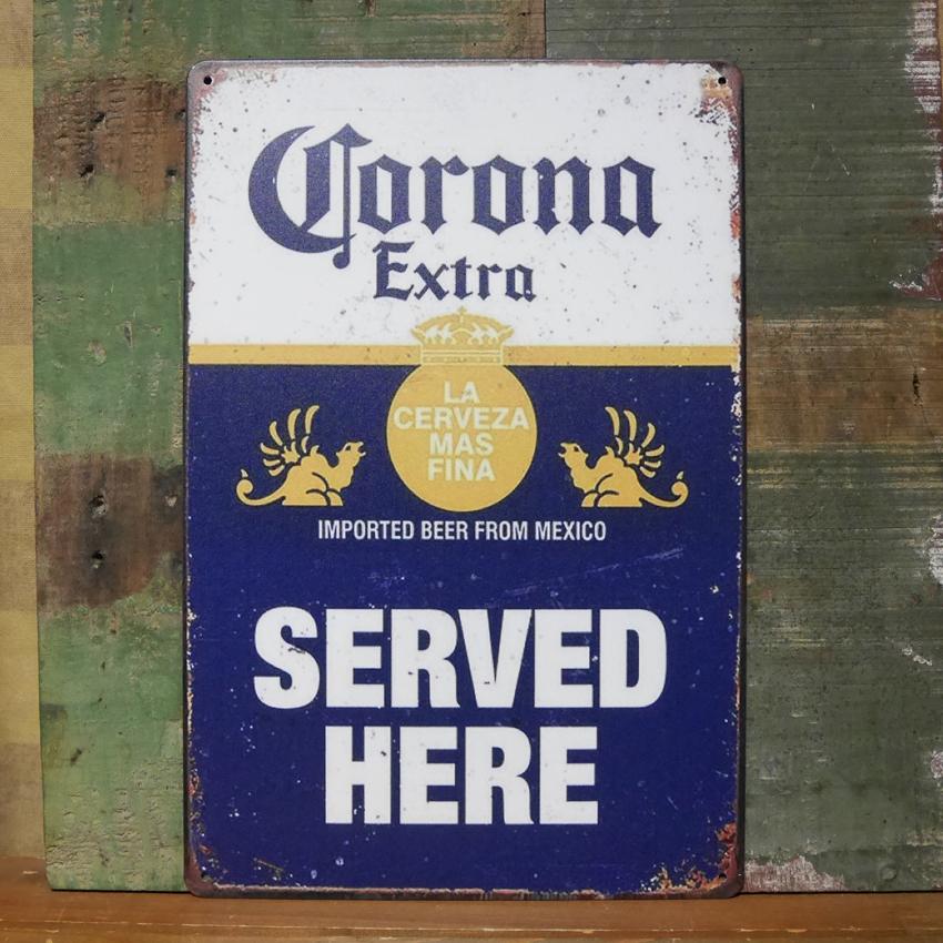 コロナ ティン看板 CORONA EXTRA アメリカンサインボード ブリキ看板