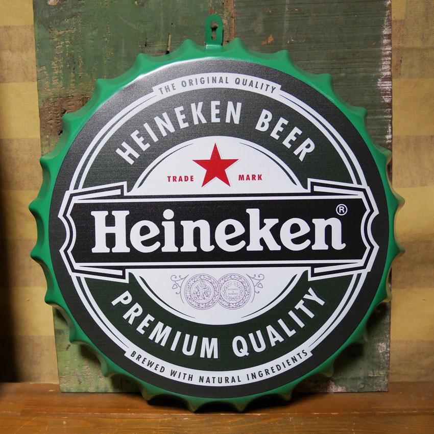 ハイネケン ボトルキャップサイン Heineken インテリア 王冠サイン