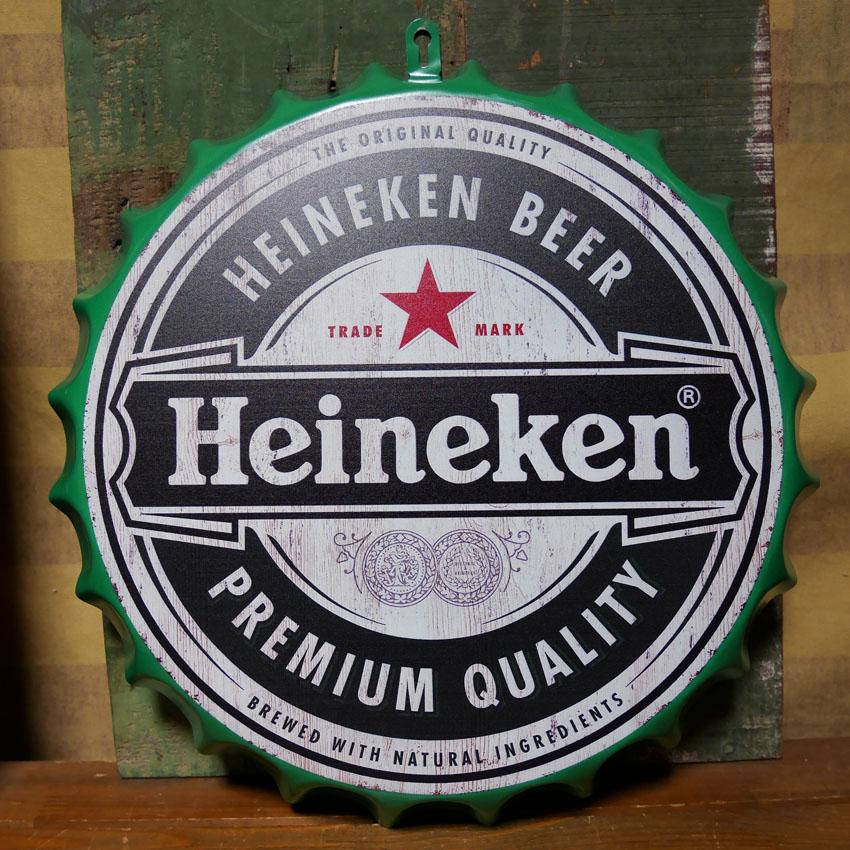 ハイネケン ボトルキャップサイン オールドタイプ Heineken インテリア