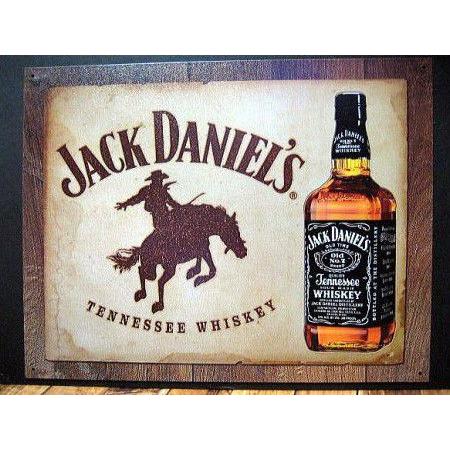 ジャックダニエル　メタルプレート インテリア 看板 ブリキ看板 ジャックダニエル インテリア メタルサインプレート