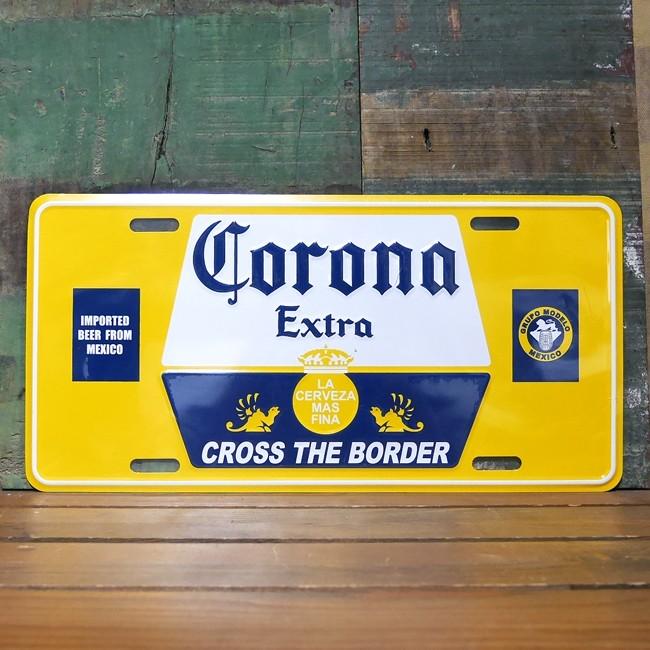 コロナビール ライセンスプレート インテリア ティンサイン Corona ナンバープレート Bk Ad 40 アメリカン雑貨のグッズファーム 通販 Yahoo ショッピング