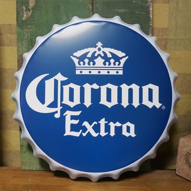 コロナビール 王冠型 ブリキ看板 インテリア ボトルキャップサイン Corona Extra アメリカン雑貨 Bk Ad 59 アメリカン雑貨のグッズファーム 通販 Yahoo ショッピング