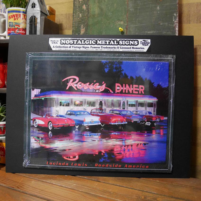 ブリキ看板 L.LEWIS ROSIES インテリア メタルサインプレート ティン