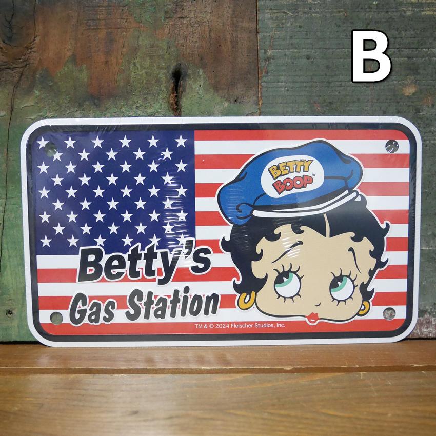 オシャレ ブリキ 看板 プレート 6セット ZIPPO ベーブルース Betty BETTY BOOP BIKER CM PLATE ベティブープ ミニ CMプレート