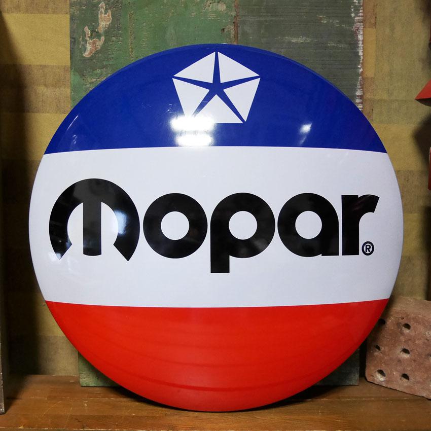 MOPAR SHIELD ドームサイン モパー インテリア ブリキ看板 アメリカン