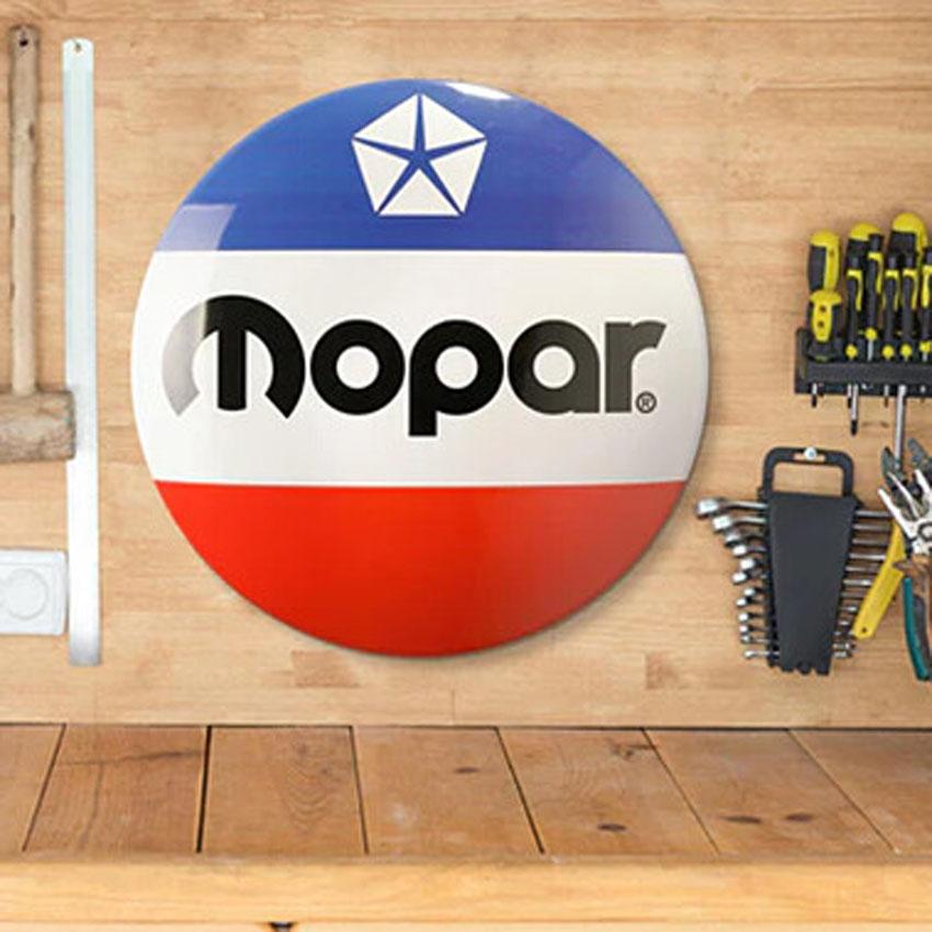 MOPAR SHIELD ドームサイン モパー インテリア ブリキ看板 アメリカン