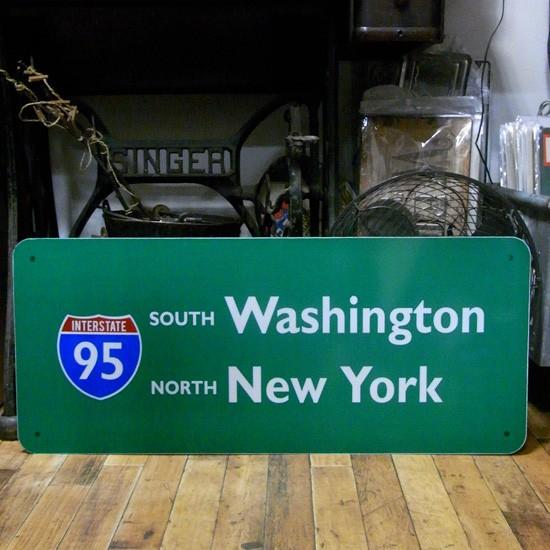 驚きの値段 ニューヨーク ワシントン トラフィックサインボード インテリア ブリキ看板 正規品 Kuljic Com