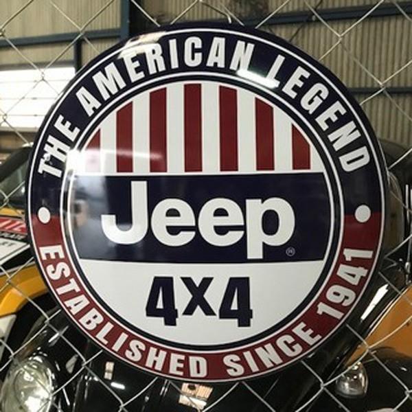 JEEP メタルドームサイン ブリキ看板 ジープ インテリア : アメリカン