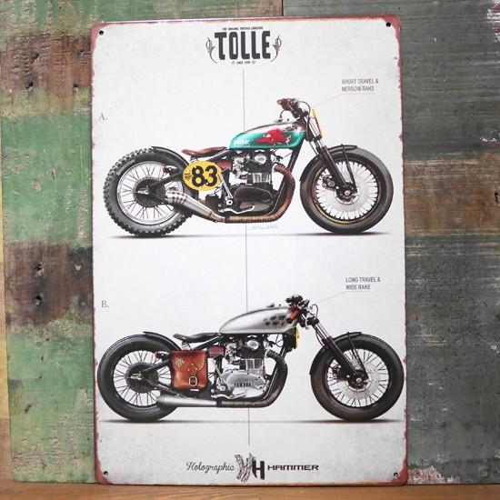 ヤマハ モーターバイク ブリキ看板 Yamaha Xs650 Hammer インテリア Bk Cd アメリカン雑貨のグッズファーム 通販 Yahoo ショッピング