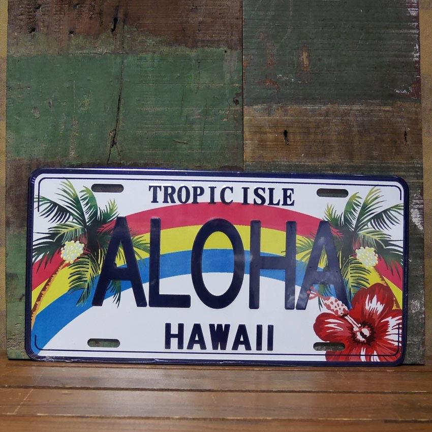 Kahiko（カヒコ） ハワイアン ナンバープレート アロハ インテリア CM