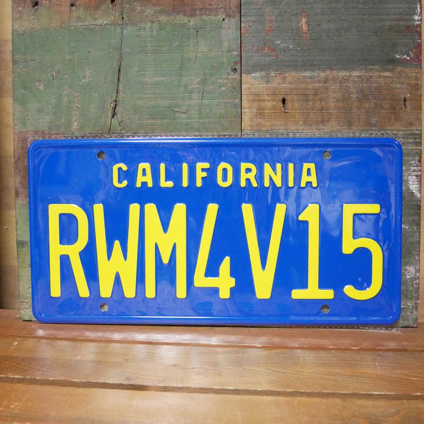 カリフォルニア RWM4V15 コマーシャルプレート CALIFORNIA BUMBLEBEE