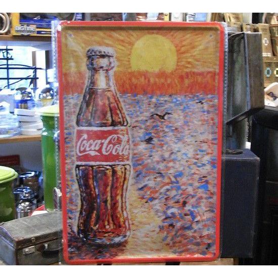 Coca Cola（コカコーラ） ブリキ看板 インテリア メタルサインプレート 