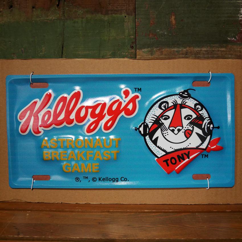 ケロッグ トニータイガー ブリキ看板 KELLOGGS CMプレート TONY