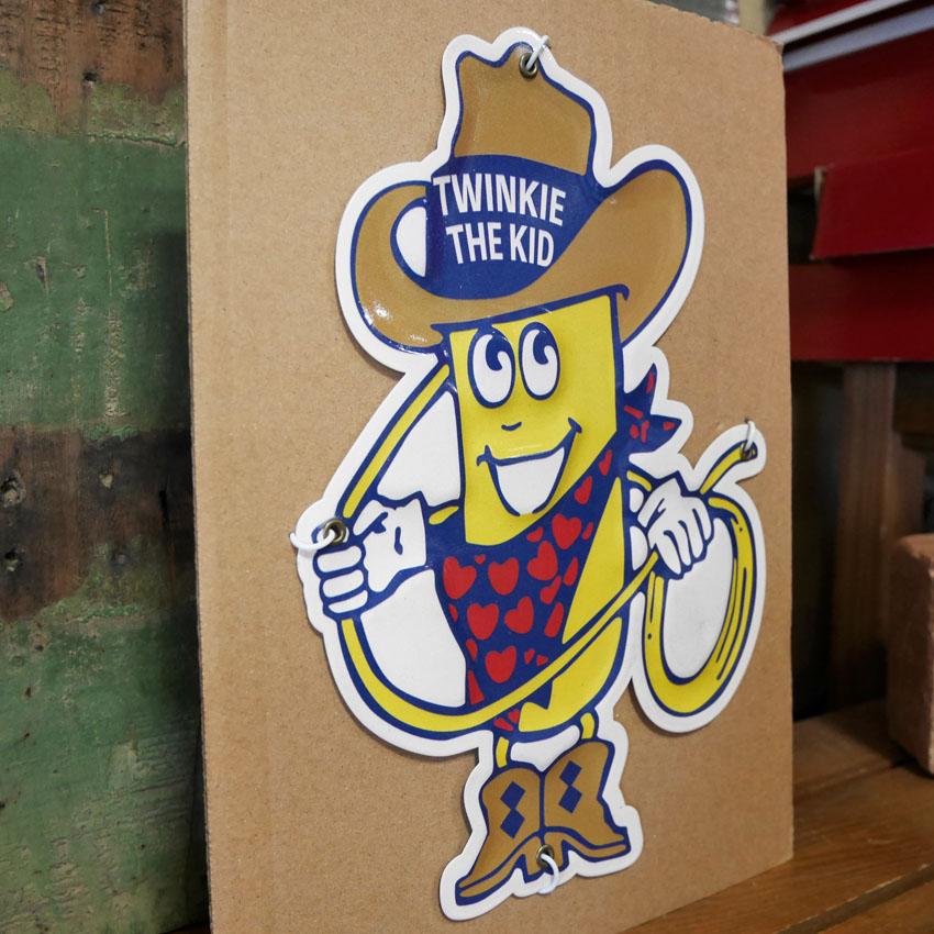 エンボスメタルサインプレート COWBOY MINI EMBOSS METAL SIGN TWINKIE