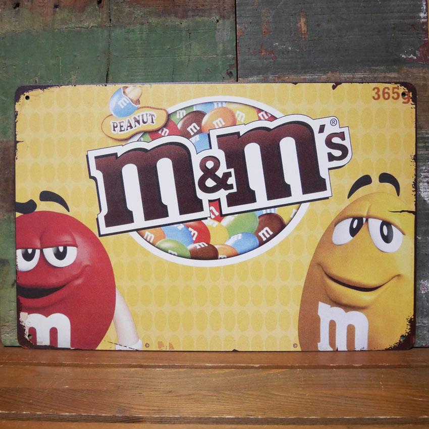 m&m's チョコレート アメリカン サインボード A4 インテリア
