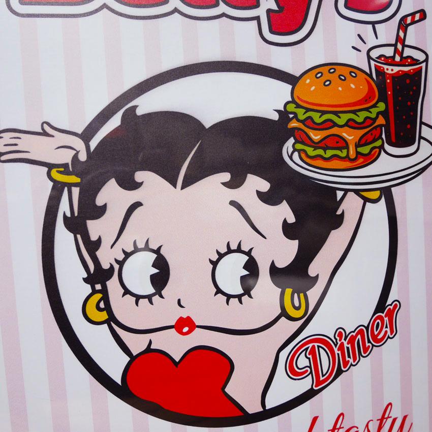 BETTY BOOP（ベティ ブープ） ティンサイン Betty's Dinner Fresh and